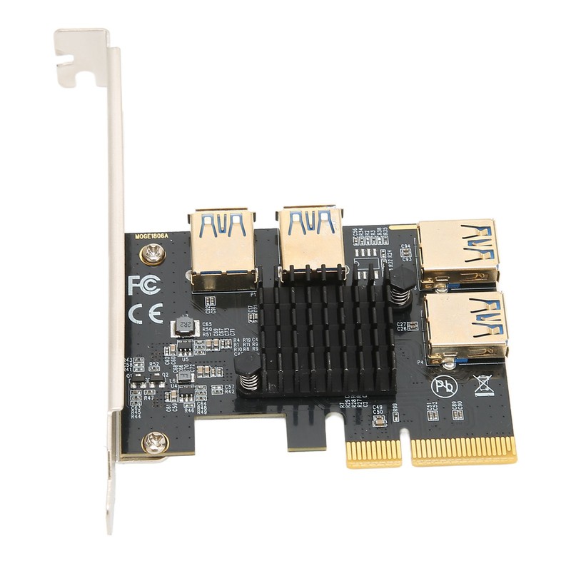 PCI‑E Riser Card PCI‑E X4 1 to 4 PCI Express