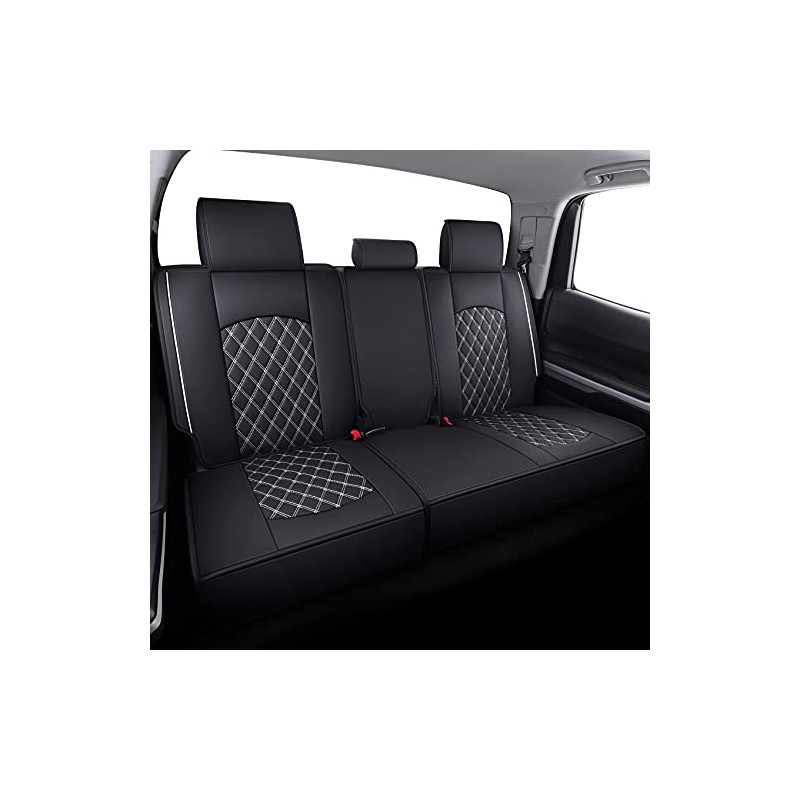 YIERTAI Rear Seat Covers Compatible with Toyota Tundra 2008-2020 2021