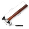 WUTA Leather Hammer Double Head Cobblers Hammer Mirror Polishing Carbon