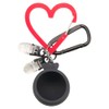 Cox Sportif LG4FBZ01L BK00 Ball Holder with Clip Heart Carabiner