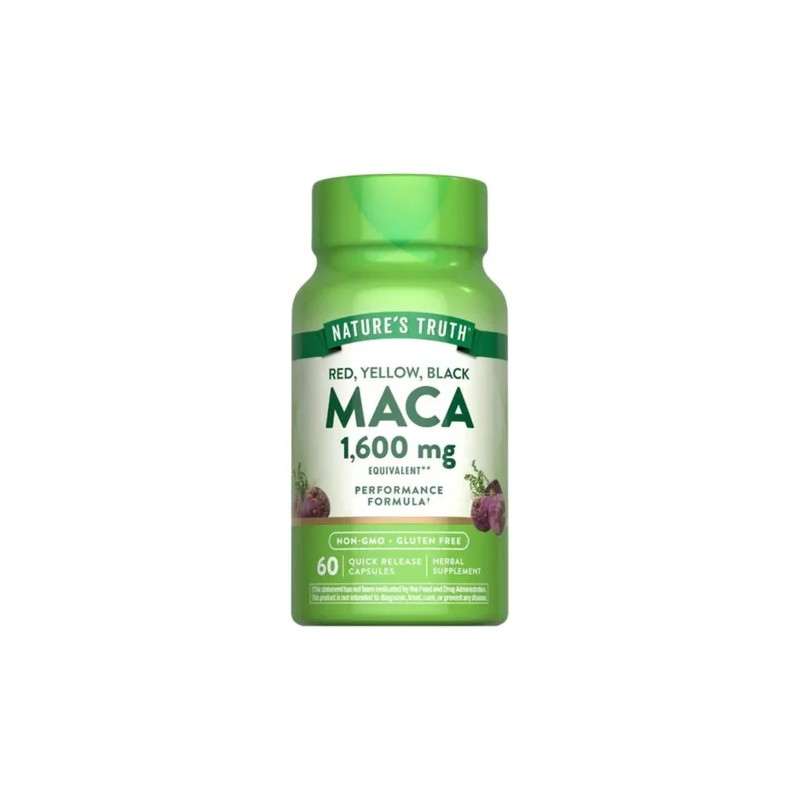 Maca peruana 60 cápsulas de 1600 mg, la dosis más