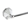 MODONA 24" Double Towel Bar - White Porcelain & Chrome