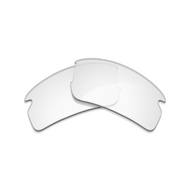 Alphax Crystal Clear Non-polarized Replacement Lenses for Oakley Flak 2.0 OO9295 Sunglasses