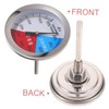 CAXUSD Bimetallic Oven Thermometer Fahrenheit Heat Indicator Accurate BBQ Temperature