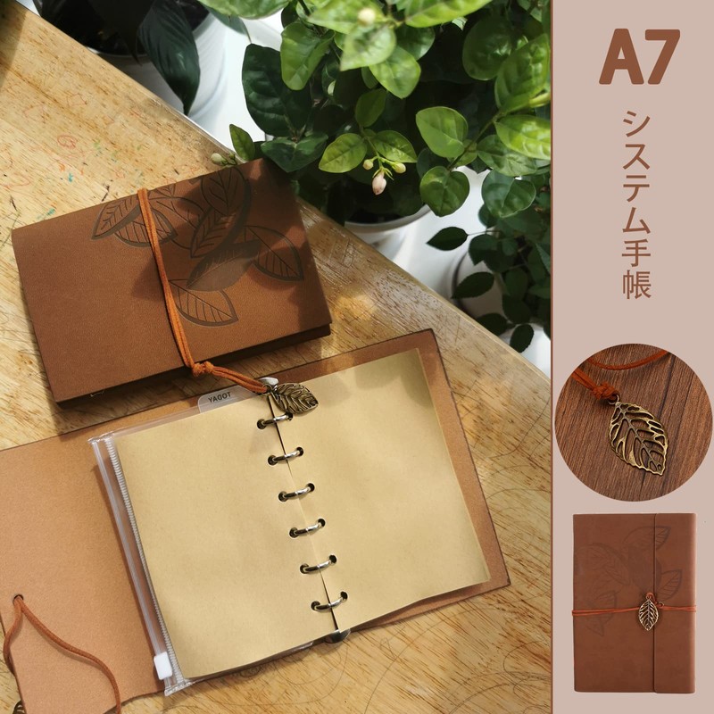 DY.2ten A7 Mini 6 Hole Pocket Size, 75 Refills, Kraft