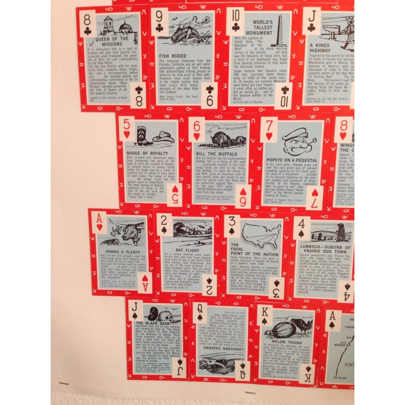 VINTAGE TEXAS LBJ PLAYING CARDS