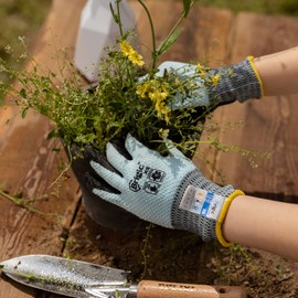 Brigic Gardening Gloves-Cooling, Thin, Smart Touch, Outdoor work garden gloves for women, gardening tool for yard landscaping, XL, 1 pair