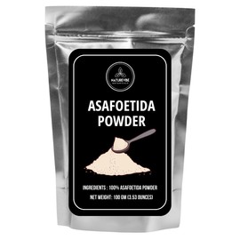 Naturevibe Botanicals Asafetida Powder 100gm (Hing, Asafoetida Ground) 3.53oz | Non-GMO and Gluten Free | Indian Seasoning | Adds Aroma and Flavor
