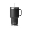 YETI Rambler Straw Cup, Stainless Steel, Black, 35 oz (1035