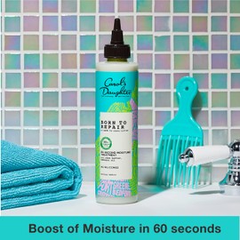 Carol's Daughter Born To Repair 60-Second Moisture Hair Treatment, Hydrating, Detangling Hair Care for Curly Hair with Shea Butter, 6.8 Fl Oz
