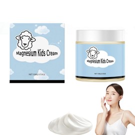Wanban Kids Magnesium Lotion for Restful Sleep - Natural Calming Cream for Sensitive Skin - Magnesium - Safe for Adults & Children - Promotes Better Sleep