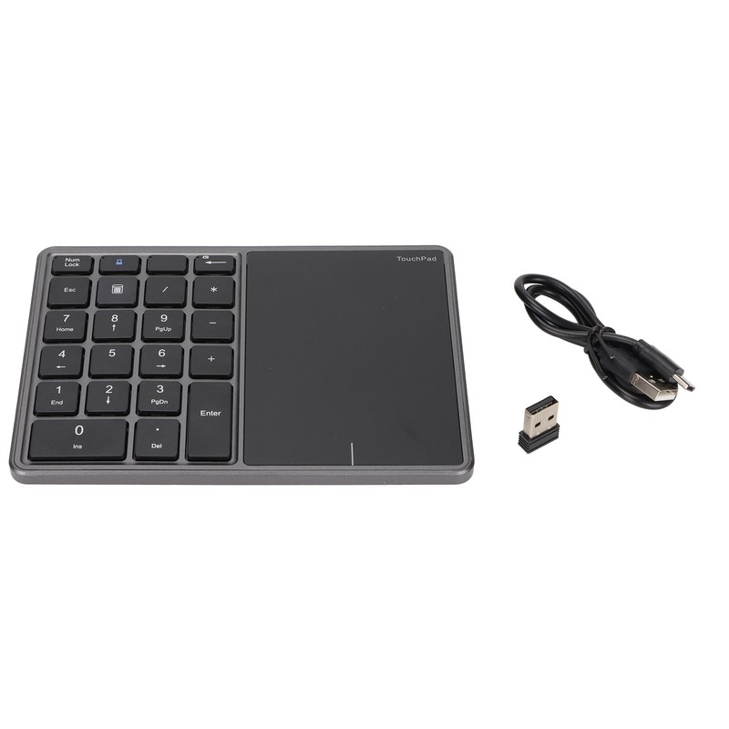 Wireless Numeric Keypad Touchpad Design 22 Keys 2.4G Dual Mode