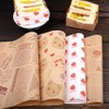 100 Sheets Sandwich Wrapping Paper Wrapping Paper Food Wrapping Paper
