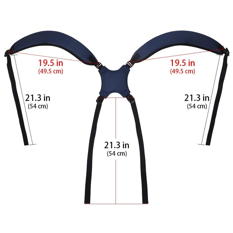 Golf Bag Strap Universal Replacement Shoulder Adjustable Strap Padded Backpack