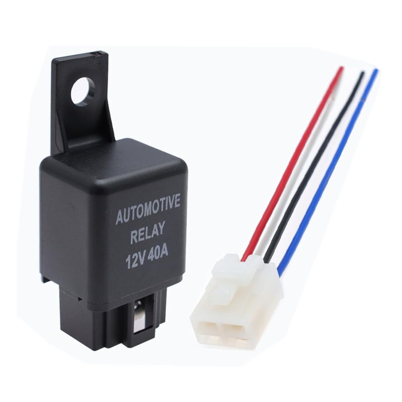 Relay Set of 2 12V 40A 4 Pole Relay Car