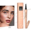 HOUSN Eyebrow Pencil Black Microblading Eyebrow Pen, Liquid Four-Point Eyebrows,