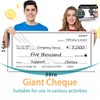 Large Check 30" x 16" - Reusable Big Blank Checks