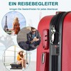 ZHEGE Luggage Lock, Cable Lock TSA Approved with White Numbers,