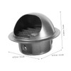 SHINEOFI Stainless Steel Exhaust Vent Cover Round Exterior Vent Cap