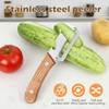 2 Pack Multifunctional Vegetable Peeler, Peelers for Kitchen with Bottle