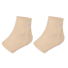 Leadigol 2 Pairs Ankle Bone Protection Socks, Achilles Tendon Heel Protector Compression Padded Sleeve Socks Elastic Gel Pad Sleeve Protection Socks,Relieves Joint Pain