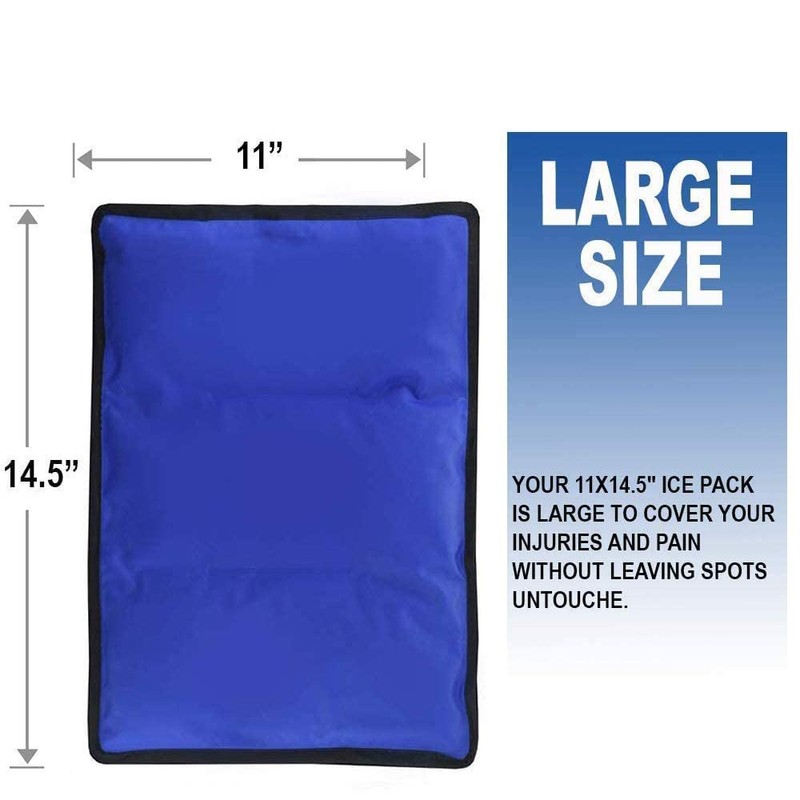 rester's choice Ice Pack for Injuries Reusable, Soft Gel Flexible