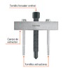 Truper EX-OROS, Extractor para engranes y orificios roscados