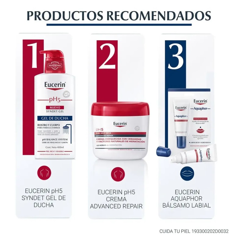 Eucerin Aquaphor Reparador De Labios Sos 10ml
