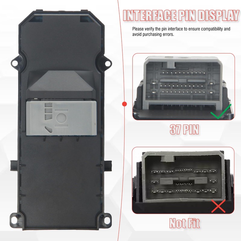 Sianxaido 35750T2AA11 Master Power Window Switch Compatible with Accord 2013