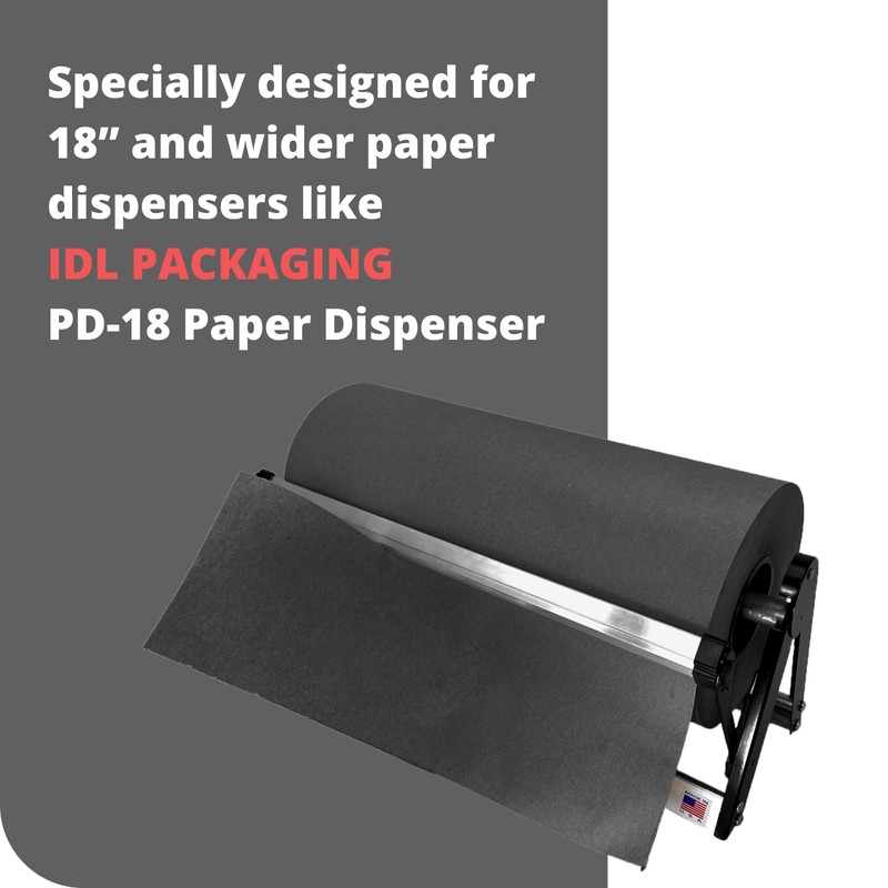 IDL Packaging Black Butcher Paper - 18" x 12312" (1026