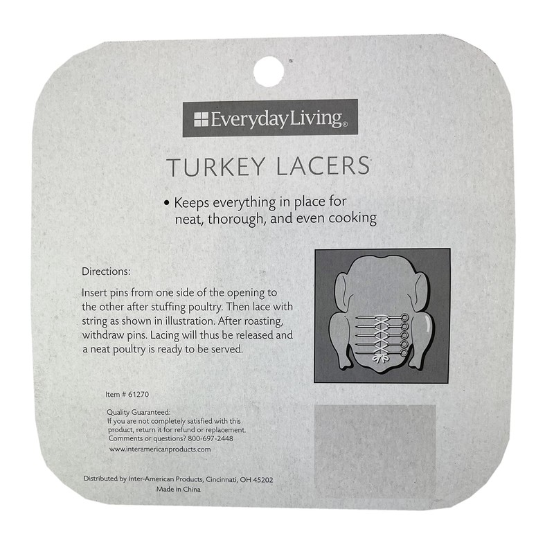 Everyday Living Turkey Lacers - 8 Lacers