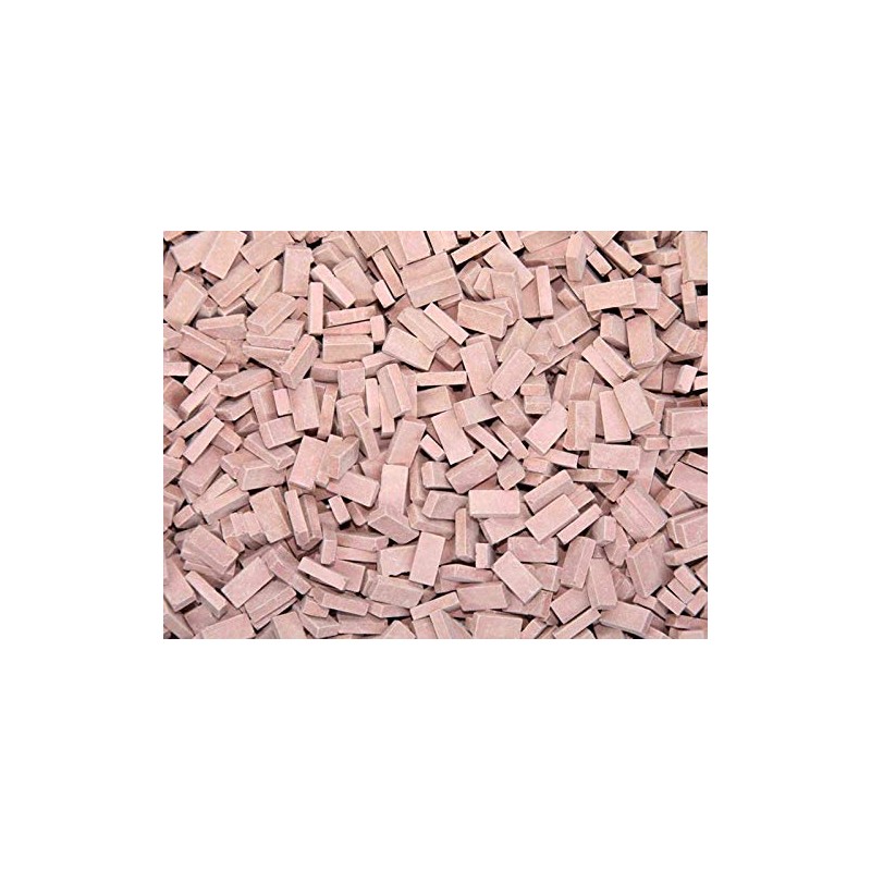 Bricks, standard size (NF) (ceramic), medium brick-red, 3000 pieces, H0,