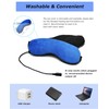 PJYU Heated Eye Mask, USB Warm Eye Compress with Flaxseed