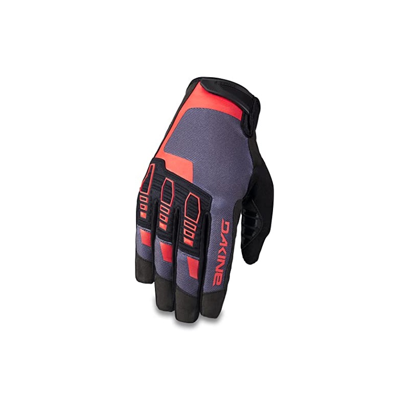 Dakine Mens Cross-X Full Finger Biking Gloves, Steel Grey, Small
