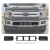 JeCar Black Front Bumper Cover Grille Trim Guards for 2018-2020
