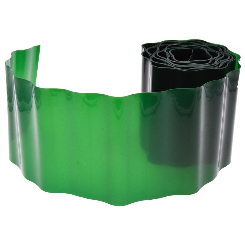 Lawn Edging Flexible Green Plastic Garden Edging 9 Meters, Durable,