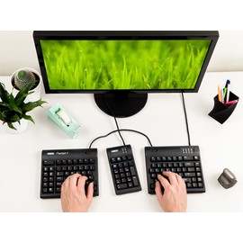 KINESIS Freestyle2 Ergonomic Keyboard for PC (9" or 20" Separation) (9" Separation)