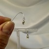Sterling Silver Peridot CZ August Birthstone Dangle Earrings