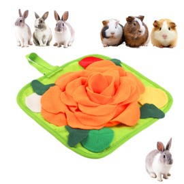 Guinea Pig Foraging Rabbit Foraging Mat,guinea pig toys rabbit toys rabbit accessories hamster toys snuffle mat for puppies for Rabbits Bunny Guinea Pigs Puppy Chinchillas Ferrets