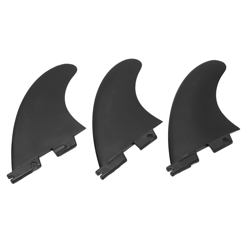 3Pcs/Set Surfboard Fin PVC Fiberglass Longboard Ocean Broad Thruster Fins