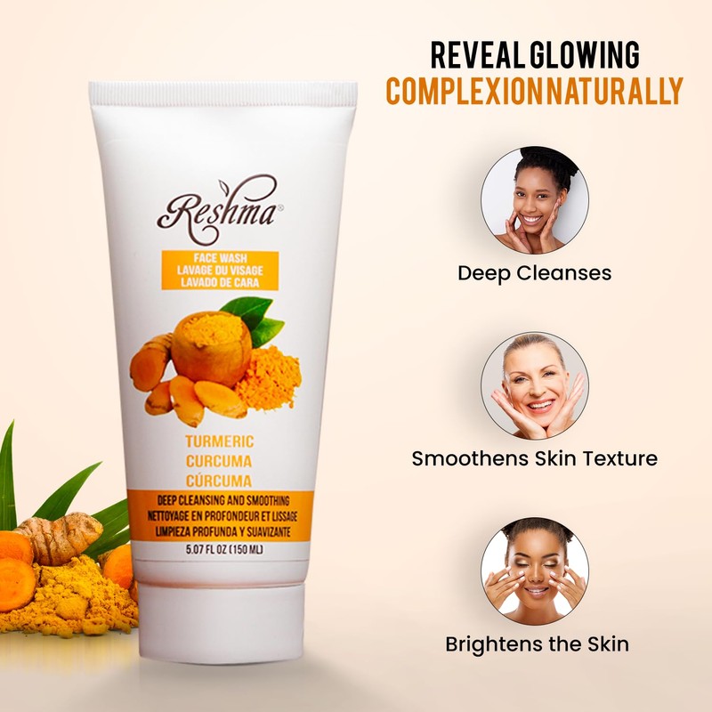 Reshma Beauty Turmeric Face Wash Cleanser for All Skin Types