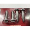 Cruiser 80430 License Plate Frame Screws Fasteners, Tapping, Stainless