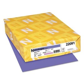 Astrobrights Colored Card Stock, 65 lb., 8-1/2 x 11, Venus Violet, 250 Sheets, Sold as 250 Sheet