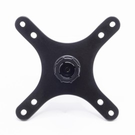 Kado Portable Monitor Stand Adapter Bracket Plate Tripod Black, Wall Mount Arm Mount 17mm Ball Head to 100x100mm 75x75mm Universal, Tripod Camera Stand for Desktop Monitor Portrait/Landscape Mode