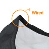 ililily Black Cotton Washable Nose Wired Face Mask Filter Pocket
