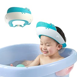 Thcbme Gorro Ducha Bebé Niños Visera Proteger Ojos Oídos Años Linda Forma Dinosaurio Hipopótamo Que Hace Baño Sea