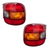 Brock Replacement Driver and Passenger Set Tail Lights Compatible with