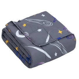 yescool Kids Weighted Blanket (5 lbs, 36" x 48", Sky) Cooling Heavy Blanket for Sleeping Perfect for 40-60 lbs, Throw Size Breathable Blanket with Premium Glass Bead, Machine Washable