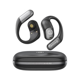 BUGANI 2025 Bluetooth 5.4 Open Ear Headphone with Dual-Mic ENC Wireless Earbuds,360 Head-Tracking Spatial Audio, 75HRS Playtime,IPX5 Water Resistance for Sport and Workout