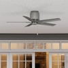 Hunter Fan 44 Inch Low Profile Matte Silver Finish Outdoor